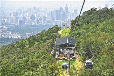 南京紫金山索道浪漫回归?可三百六十度观景