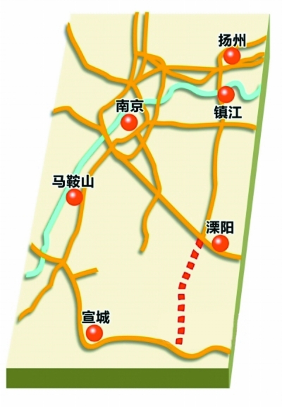 规划中两条高速拉近扬州与都市圈城市距离