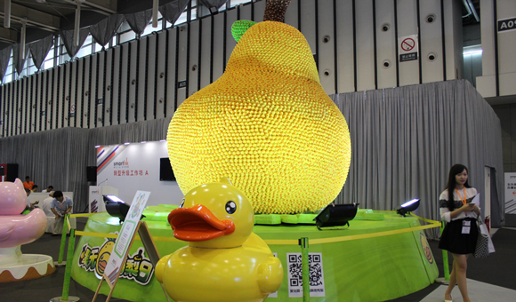 展会现场精彩图集之鸭梨和BDuck