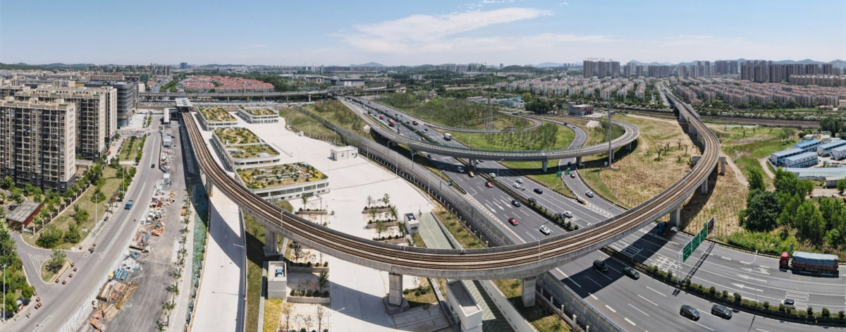 南京绕城公路万家楼交通枢纽互通改造工程项目成形