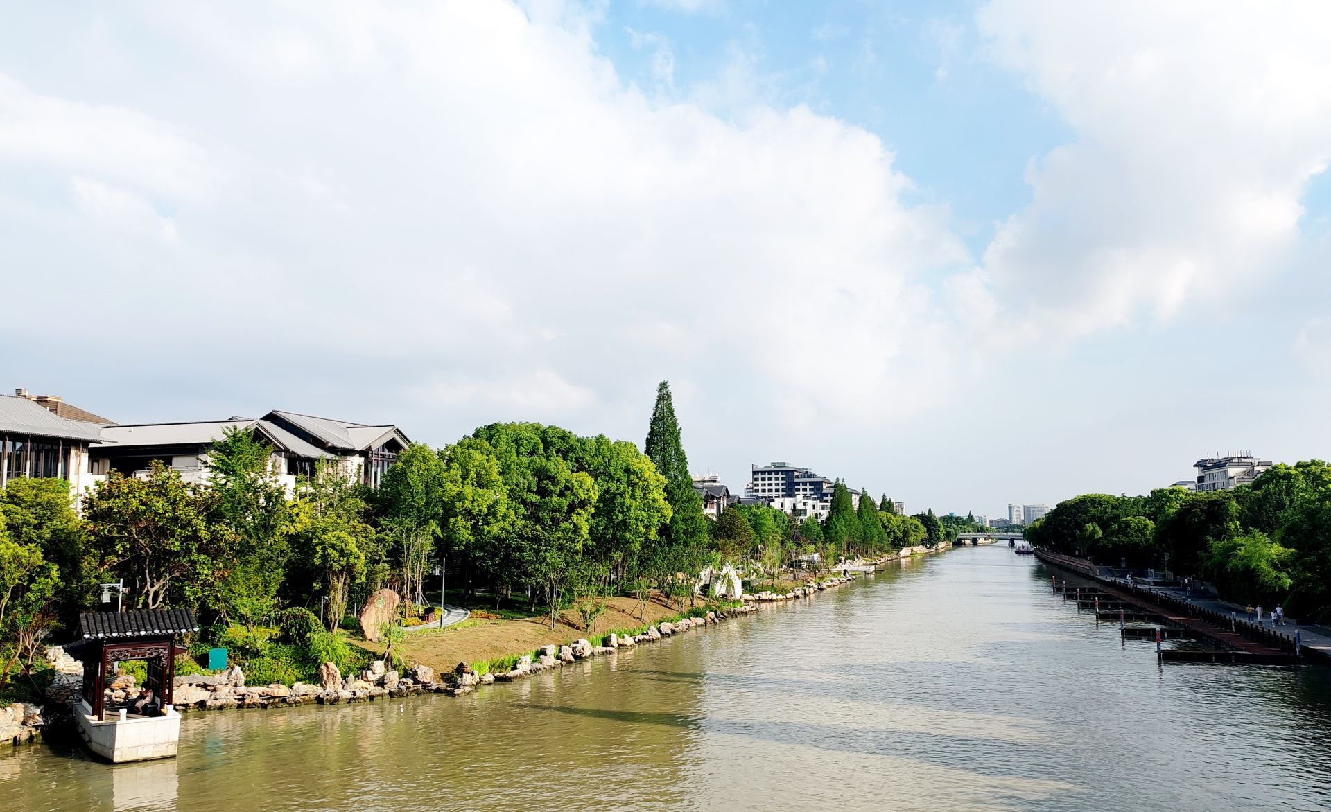 扬州:一条古运河 60里景观带_江苏国际在线