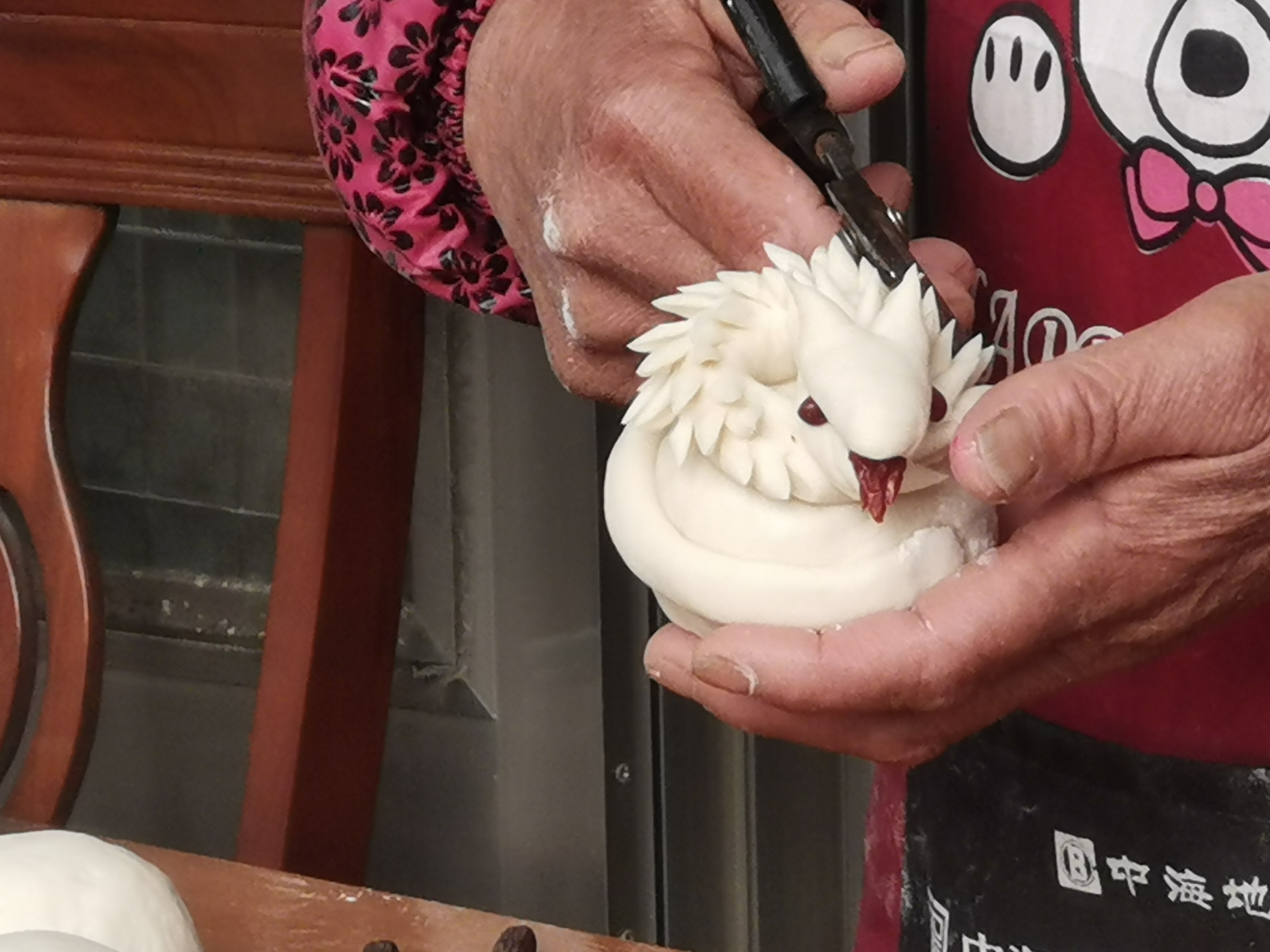 龙馒花糕双面鱼扬州小渔村用渔家年蒸迎新春