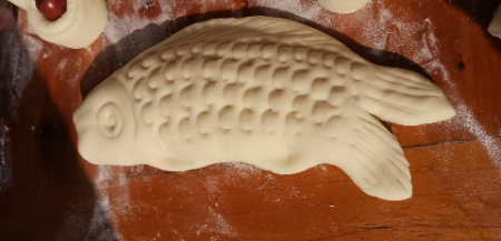 龙馒花糕双面鱼扬州小渔村用渔家年蒸迎新春