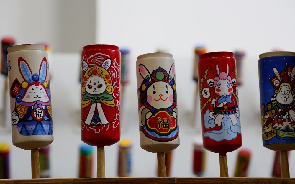 连云港非遗进校园木旋玩具凸显本土特色