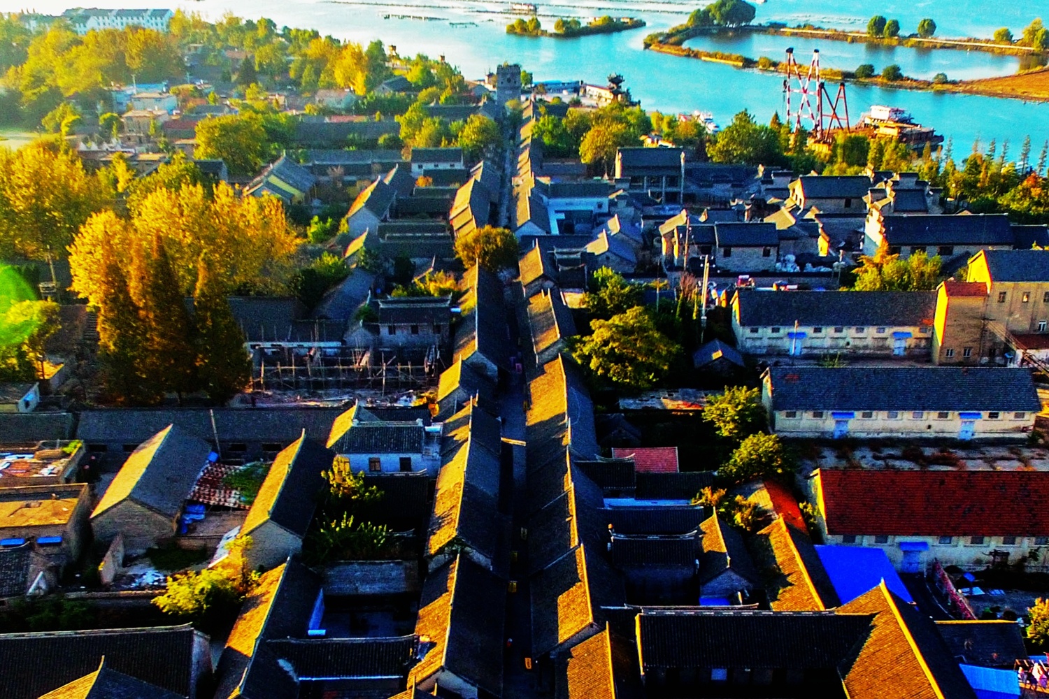 新沂窑湾多彩古镇缤纷冬日