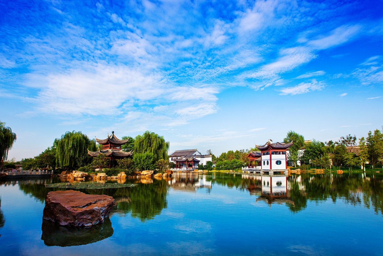 徐州新沂:水美钟吾入画来