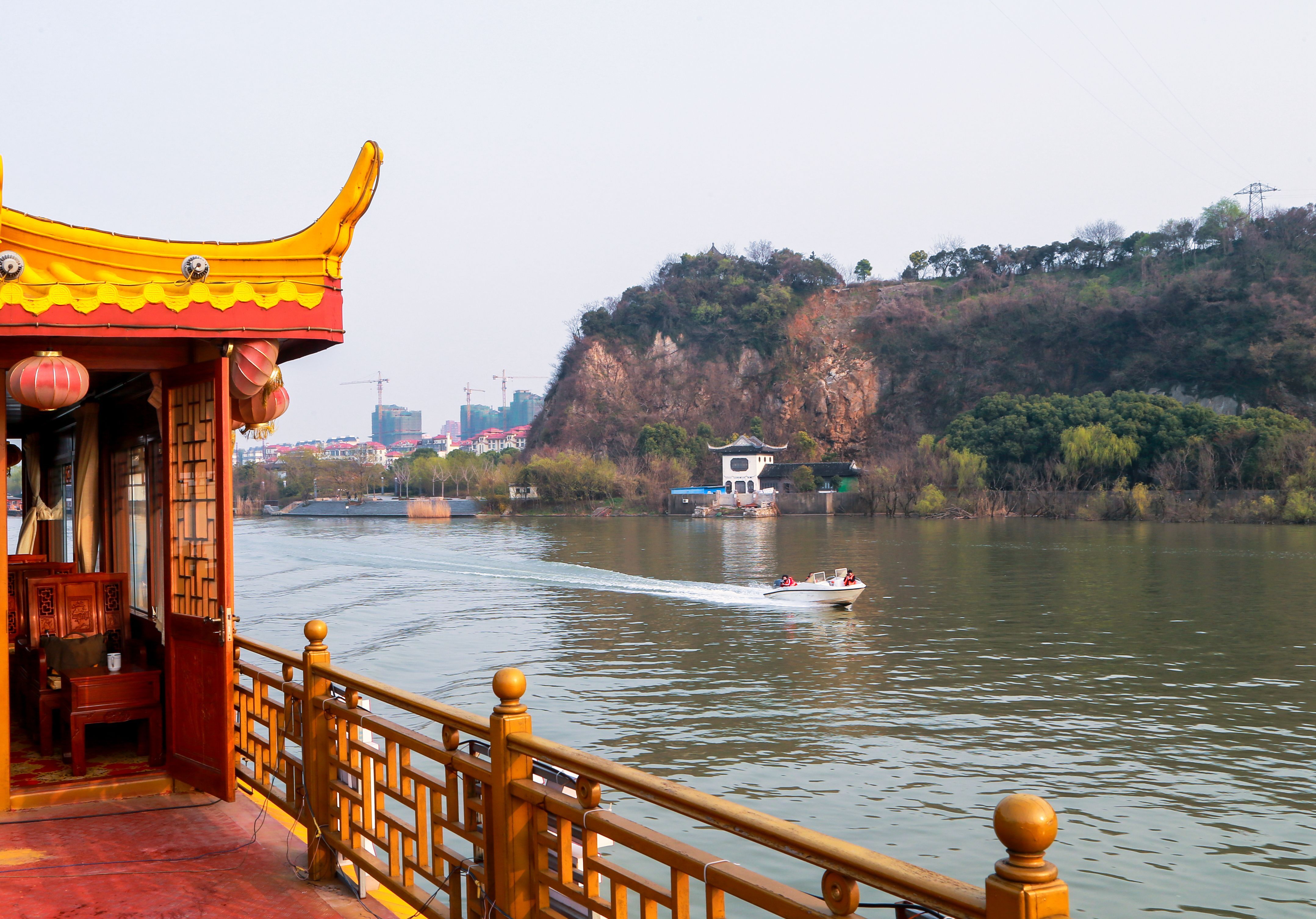 金山湖公园风景图片