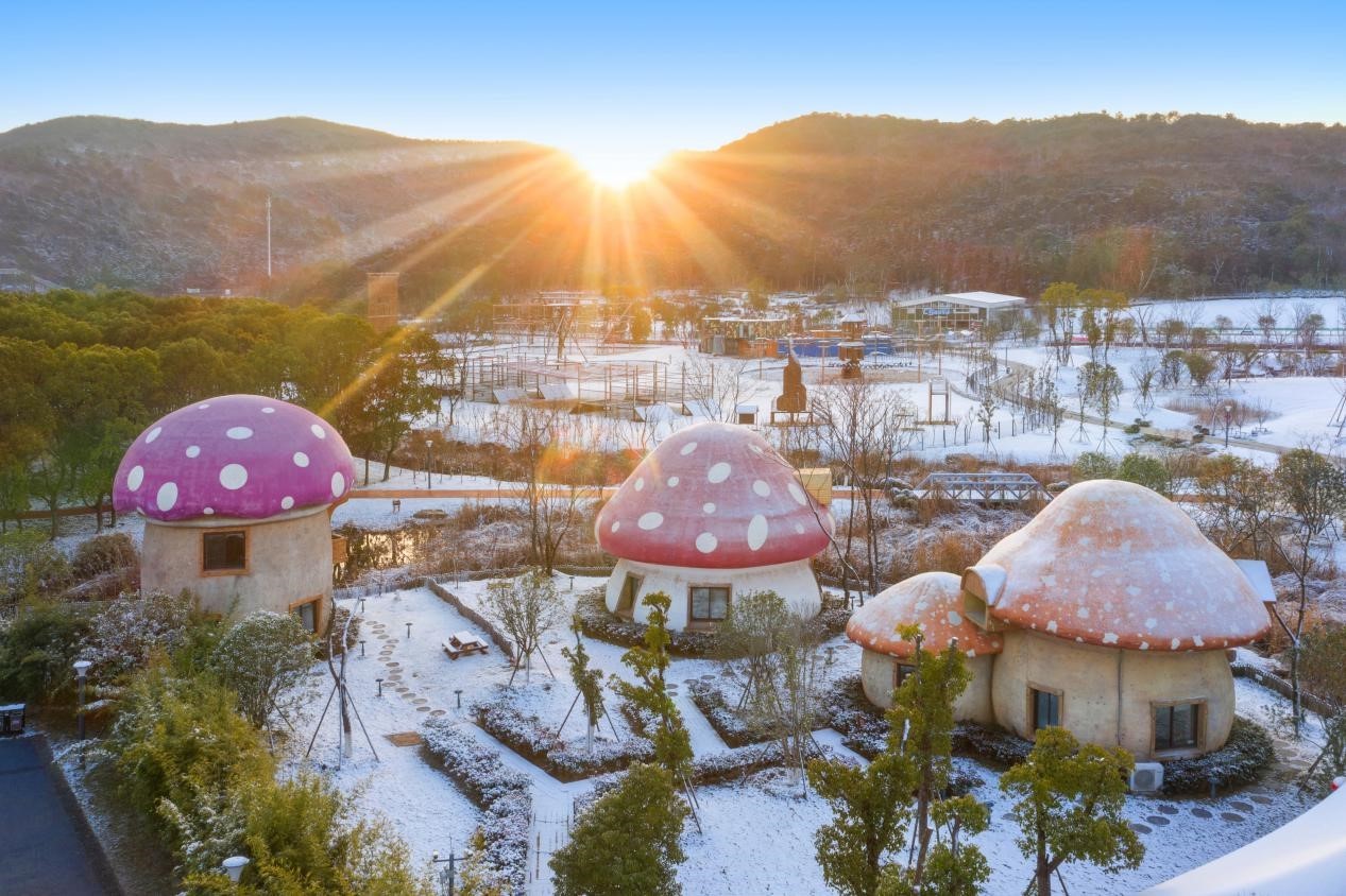 常州武进:无雪不成冬 太湖湾解锁醉美雪景模式