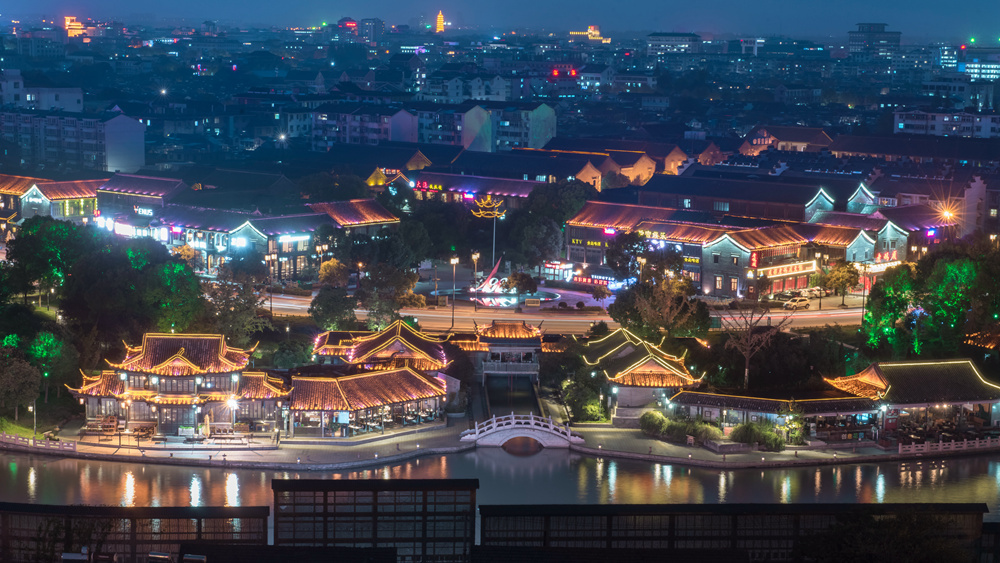 扬州:夜游古运河